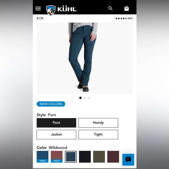 NWT Kuhl Women's Frost Softshell Straight Leg Pants in Wildwood Size 14 Reg - Picture 10 of 14